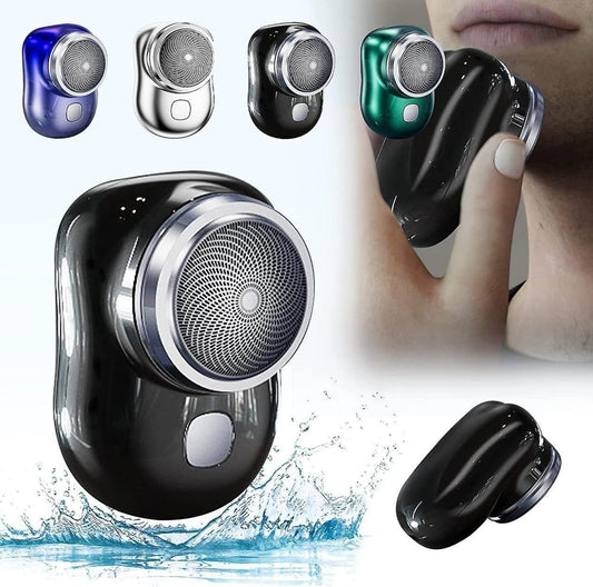 Men Electric Shaver Mini Portable Rotary Facial Shaver
