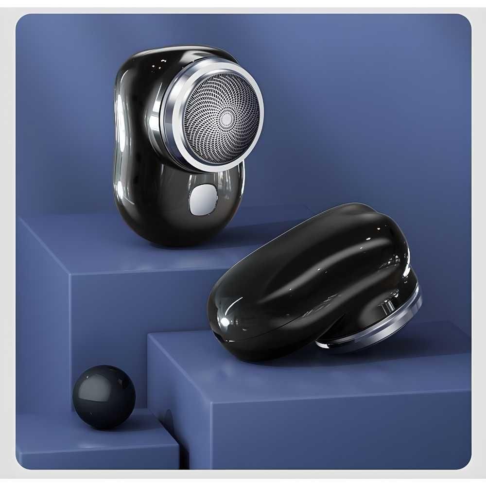 Men Electric Shaver Mini Portable Rotary Facial Shaver