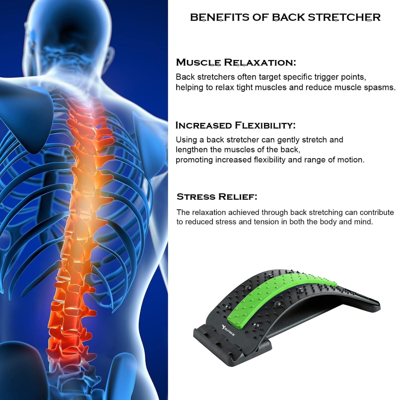 Multi-Level Back Stretcher Posture Corrector Device